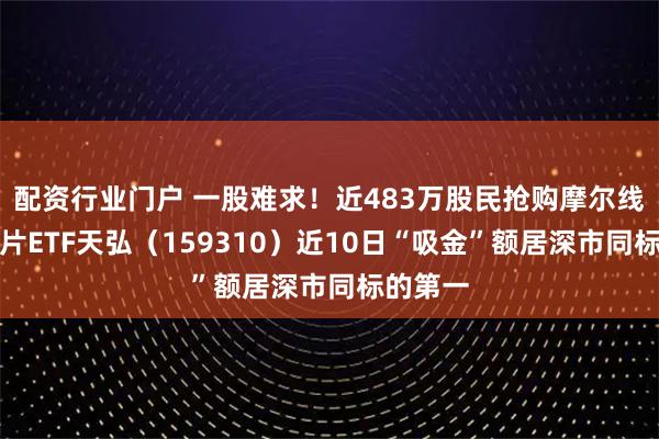 配资行业门户 一股难求！近483万股民抢购摩尔线程，芯片ETF天弘（159310）近10日“吸金”额居深市同标的第一